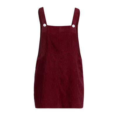Corduroy Dress W/ Front Pocket