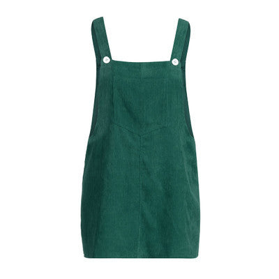 Corduroy Dress W/ Front Pocket